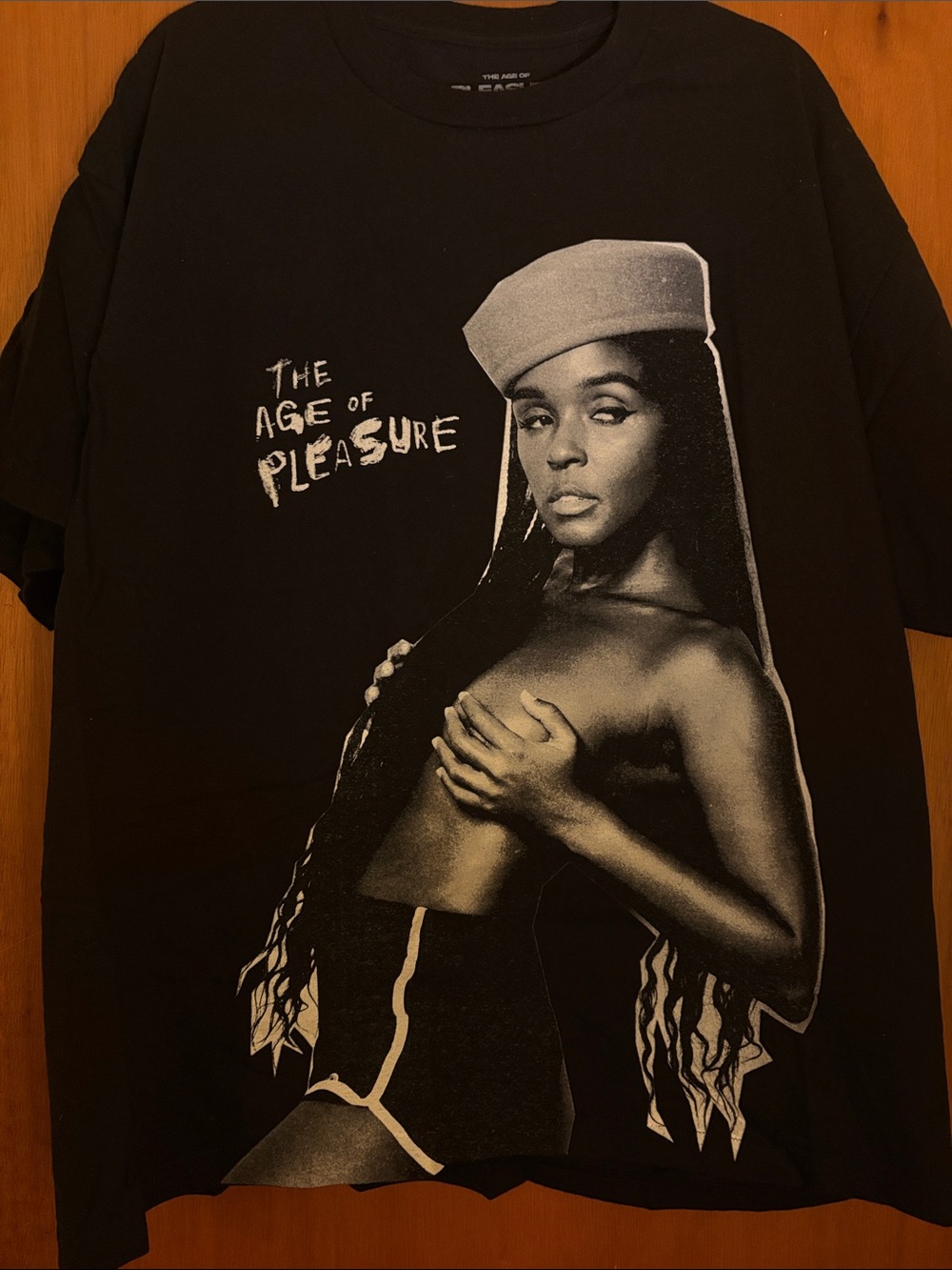 Janelle Monae The Age of Pleasure Genuine Black Concert Tee Unisex 2XL